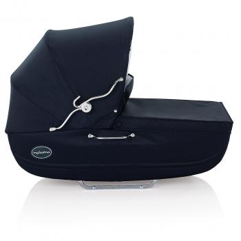 INGLESINA ab05e 0btl Classica cochecito bañera Incluye Bolso cambiador para los amantes del diseño, retro style, dormir perfecto para el bebé Gracias a un Suspensión, materiales de alta calidad y con acabado, fabricado en italia. azul Marine Blau Tall
