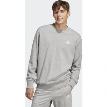 Adidas Essentials French Terry Embroidered Small Logo Sudadera para Hombre Gris Talla S