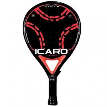 Mystica Icaro Red - Pala de Padel con Gran Manejabilidad y Tacto Blando