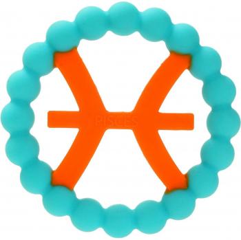 Chewbeads CW021395 - Mordedor zodíaco con diseño de Piscis, color turquesa