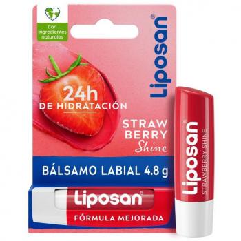 Bálsamo Labial Strawberry Shine 4.8 gr - Liposan