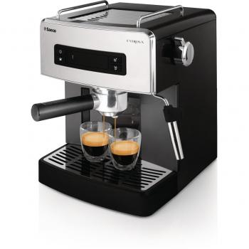 Saeco Estrosa HD8525/01 - Máquina de café espresso manual para café molido y monodosis E.S.E., color negro