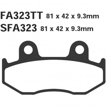 Pastilla de freno scooter sinterizada EBC SFA323HH