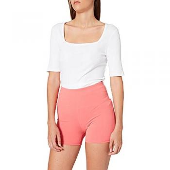 Malla corta Superdry Training Elastic 3in rosa blanco mujer