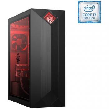 HP OMEN Obelisk 875-0910ns Desktop Gaming PC, Intel Core i7-8700 3.2GHz, 16GB RAM, 1TB HDD + 128GB SSD, NVIDIA GeForce GTX 1050