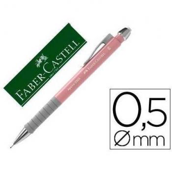 Portaminas Faber-Castell Apollo 0.5mm retractil color Rosa