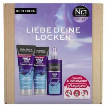 John Frieda Frizz Ease Set de regalo para el cuidado del cabello unisex - Incluye Shampoo 250 ml, Acondicionador 250 ml, Spray 200 ml y Mascarilla