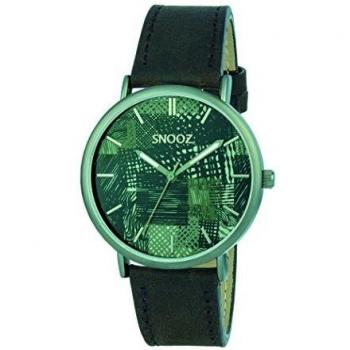 Reloj Analógico Snooz SAA1041-77 con Correa de Cuero para Hombre y Mujer
