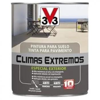Pintura para Suelos de Exterior Climas Extremos 2,5L Gris Oscuro