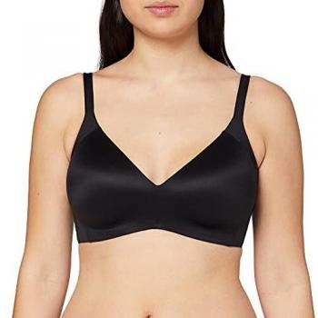 Triumph Women's Soft Touch Triangle Bra without Underwire in Black