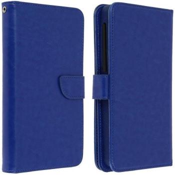 Funda Billetera Universal Azul para Smartphones 5.3 a 5.5