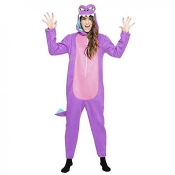 Disfraz Dinosaurio Lila para mujer
