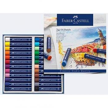 Estuche de 24 Pasteles Grasos Faber Castell