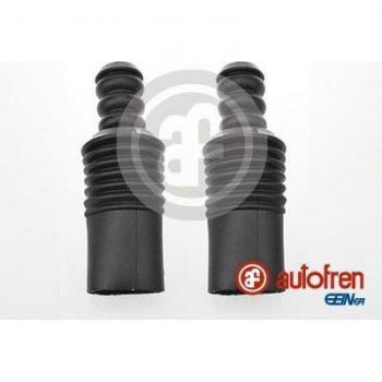 Kit de protección para amortiguador AUTOFREN SEINSA D5097, incluye guardapolvos y bujes, diseñado para proteger el vástago del amortiguador de la suciedad y el desgaste, compatible con múltiples modelos de