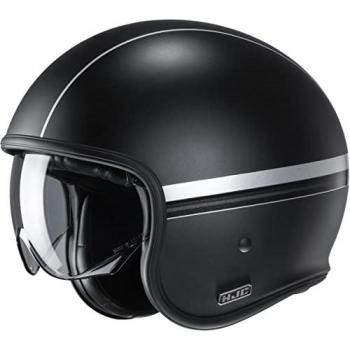Casco jet HJC V30 Equinox MC5SF - Negro Plata (XS)