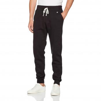 Champion Rib Cuff Pants-Contemporary Evolution, Pantalones de Deporte para Hombre, Negro