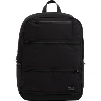 MC2 Saint Barth Outdoor Adventure Backpack, Women's Black, One Size & Stylish Zip Closure Multipocket Backpack, Men's Black, One Size