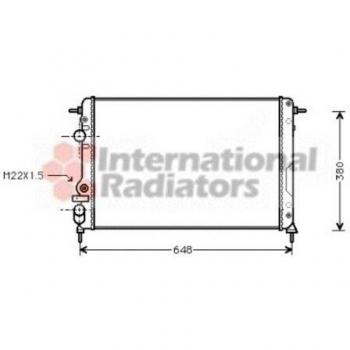 Van Wezel 43002241 Radiador, refrigeración del Motor