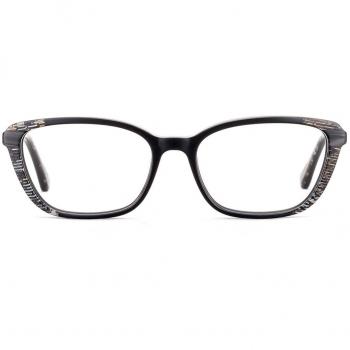 Etnia Barcelona Ville BKGD Women’s Eyeglasses Black Size 51 (Frame Only) - Blue Light Block Available