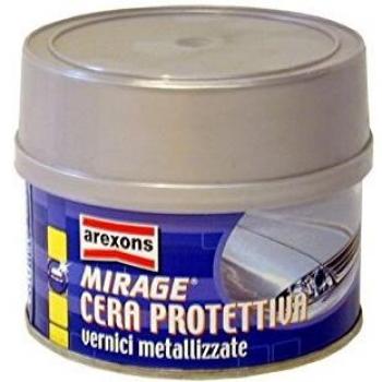 Cera Protectora Metalizada Arexons Mirage 250 ml con Esponja Superlúcida