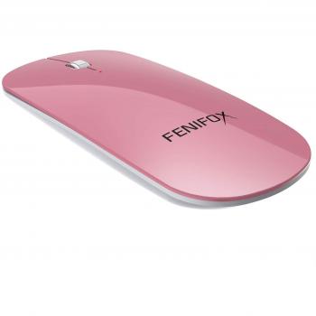 Mini ratón Bluetooth, Ultra Delgado, portátil, móvil, Opcional con batería Recargable para PC, Mac, portátil, Android Tablet