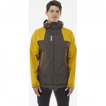 Chaqueta de Hombre Fitz Roy Millet - Deep Jungle / Safran, Talla XS