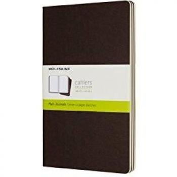 Moleskine Coffee Brown Large Plain Cahier Journal