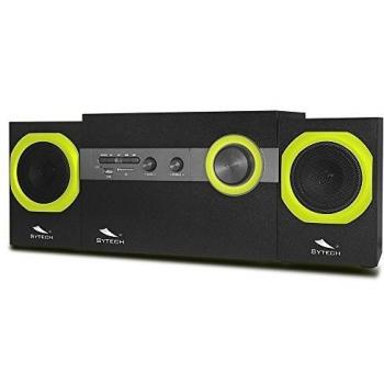 Sytech SYX221BTV - Altavoces 2.1 multimedia con Bluetooth, color verde
