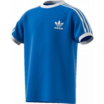 adidas 3stripes tee T-Shirt, Unisex niños, Bluebird/White, 8-9Y