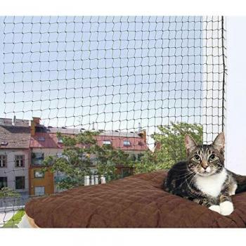 Red de Seguridad para Gatos TRIXIE, 6x3m, Color Negro