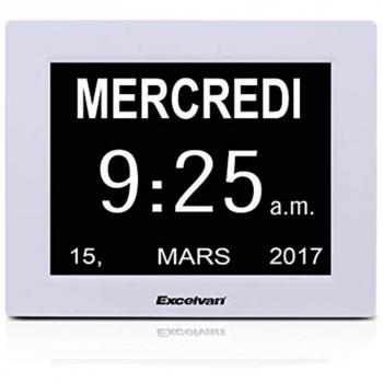 Excelvan DC8001 reloj calendario con fecha, día y hora
