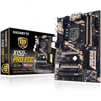 Gigabyte GA-X150-PRO ECC (rev. 1.0) Intel C232 LGA1151 ATX - Placa base (DIMM, DDR4-SDRAM, Dual, Intel, Celeron,Pentium,Xeon, LGA1151)