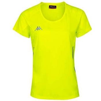 Kappa Fania Women's Fluorescent Yellow Running Jersey