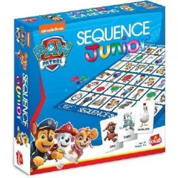 Juego de Mesa Sequence Patrulla Canina - Juego de mesa, incluye cartas con personajes de la Patrulla Canina, tablero con un diseño temático, fichas para jugar, instrucciones claras y adecuadas para niños, fomenta habilidades estratégicas y