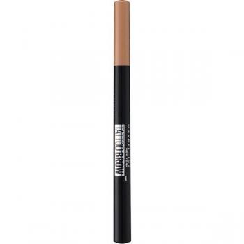 Maybelline Cejas Tattoo 110 Soft Brown - Pincel para cejas, fórmula de larga duración, acabado natural, resistente al agua, ideal para definir y rellenar cejas