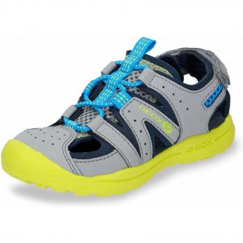 Geox VANIETT Boy J925XA Niños Sandalias de Vestir,Senderismo Sandalias,Chico Sandalias al Aire Libre,Sandalias Deportivas,Punta Cerrada,Gris,28 EU