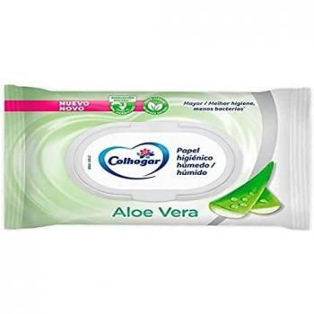 PAPEL HIGIÉNICO HUMEDO ALOE VERA COLHOGAR 42UD