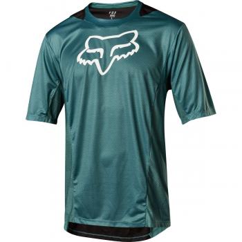 Fox Demo SS Camo Burn Jersey, Pine, tamaño XL