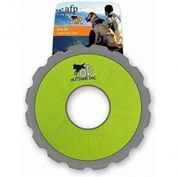 ALL FOR PAWS AFP8454 Frisbee para Perros Verde Outdoor Dog
