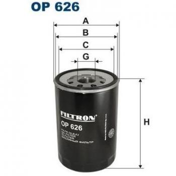 Filtron OP626 Bloque de Motor