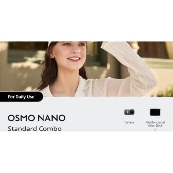 Cámara de acción DJI Osmo Nano Standard Combo 64GB - 4K Ultra HD, Bluetooth, Wi-Fi