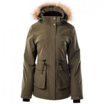 Iguana - Chaqueta Nermin Invierno para Mujer, chaqueta de invierno para dama, diseño moderno, material resistente al frío, forro interior cálido, múltiples bolsillos, cierre frontal con cremallera y botón a presión
