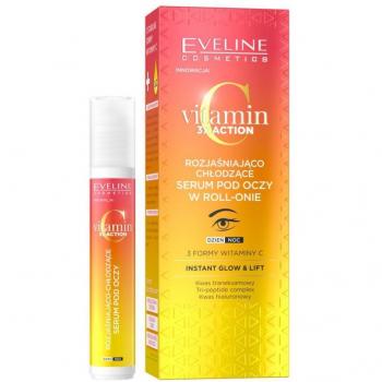 Eveline Cosmetics Vitamin C 3x Action Brightening Eye Serum Roll-On 15 ml