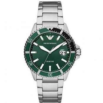 Emporio Armani Diver Men's Silver Watch AR11338 Stainless Steel - One Size