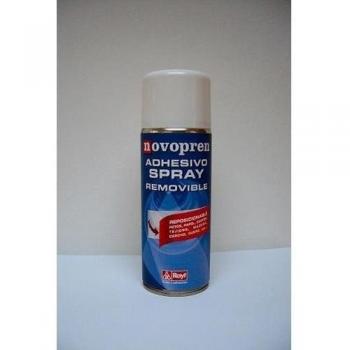 Rayt 1683-61 Novopren Adhesivo en Spray Removible apto para múltiples materiales, limpio y fácil de usar, 400ml