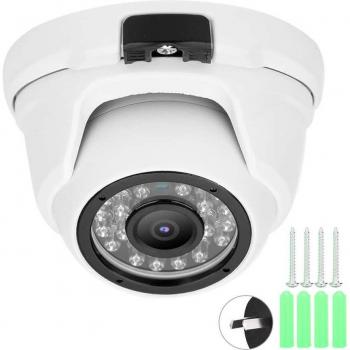 Cámara de seguridad domo infrarroja 5MP AHD PIR IP66 impermeable para interior