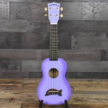 Makala Dolphin Soprano Ukulele - Purple Burst High Gloss