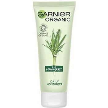 Garnier Organic Lemongrass Daily Face Moisturiser, Refreshing and Hydrating Day Cream for Combination and Normal Skin 50 ml