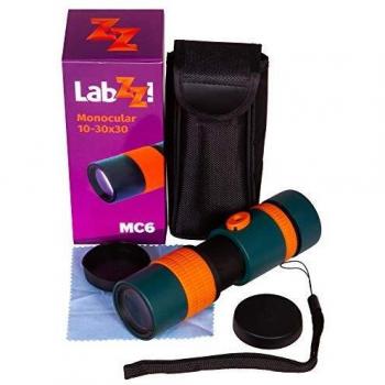 Monocular Levenhuk LabZZ MC6 10-30x30 con aumento variable y óptica de alta calidad