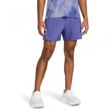 Pantalones Cortos Under Armour Launch 5 pulgadas para Hombre - Color Violeta - Talla Pequeña